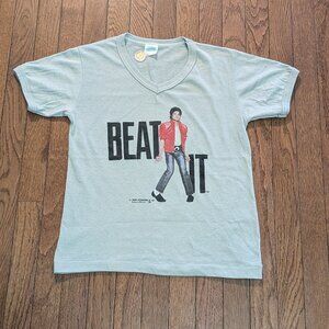 1984 Michael Jackson Beat It Triumph Merchandising T-Shirt Single Stitch - Size